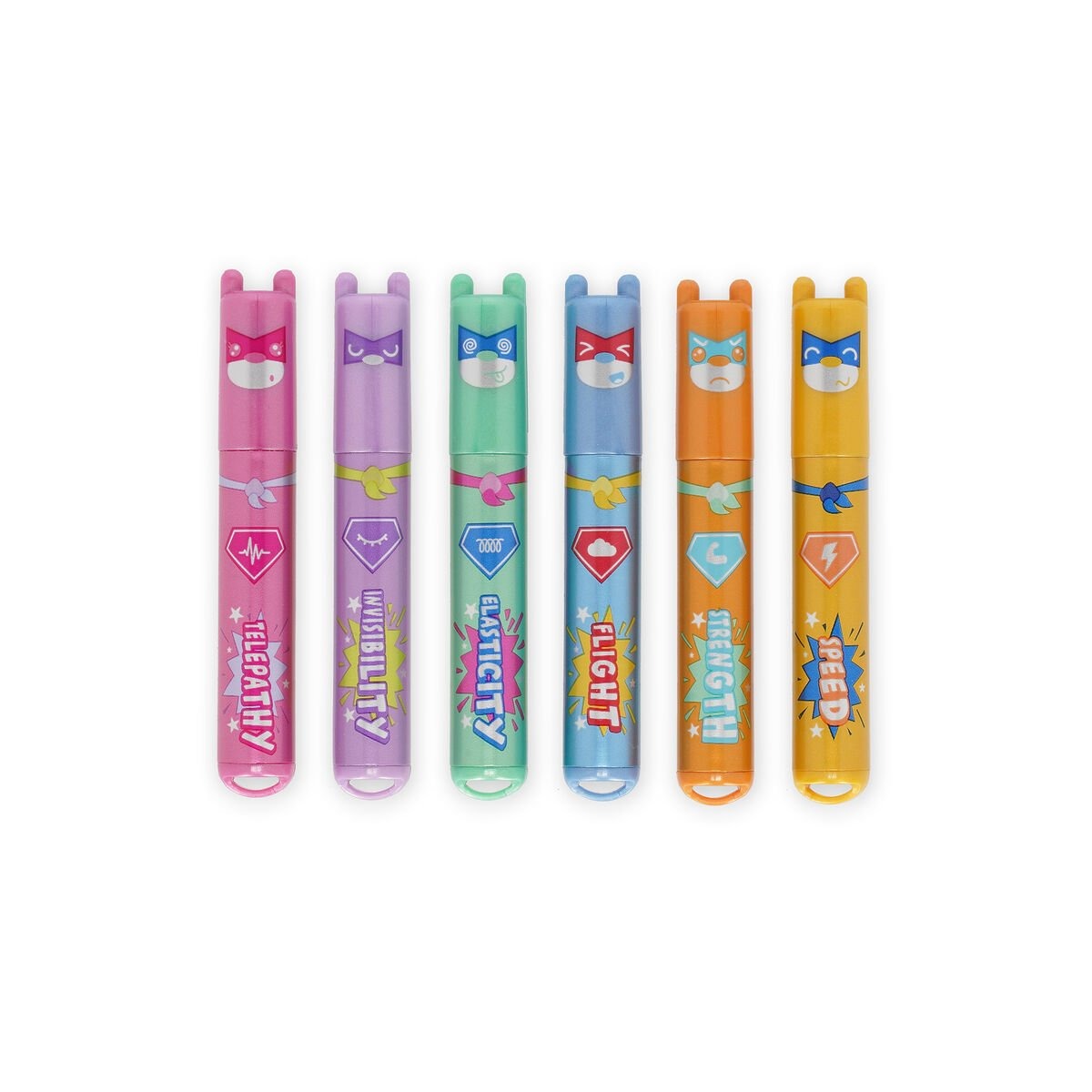 Legami - Mini-Textmarker 6 Stk. Teddy's Superpower