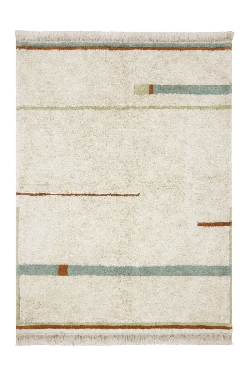 Lorena Canals - Teppich "Rug Lanes Vintage Blue" 140x200cm