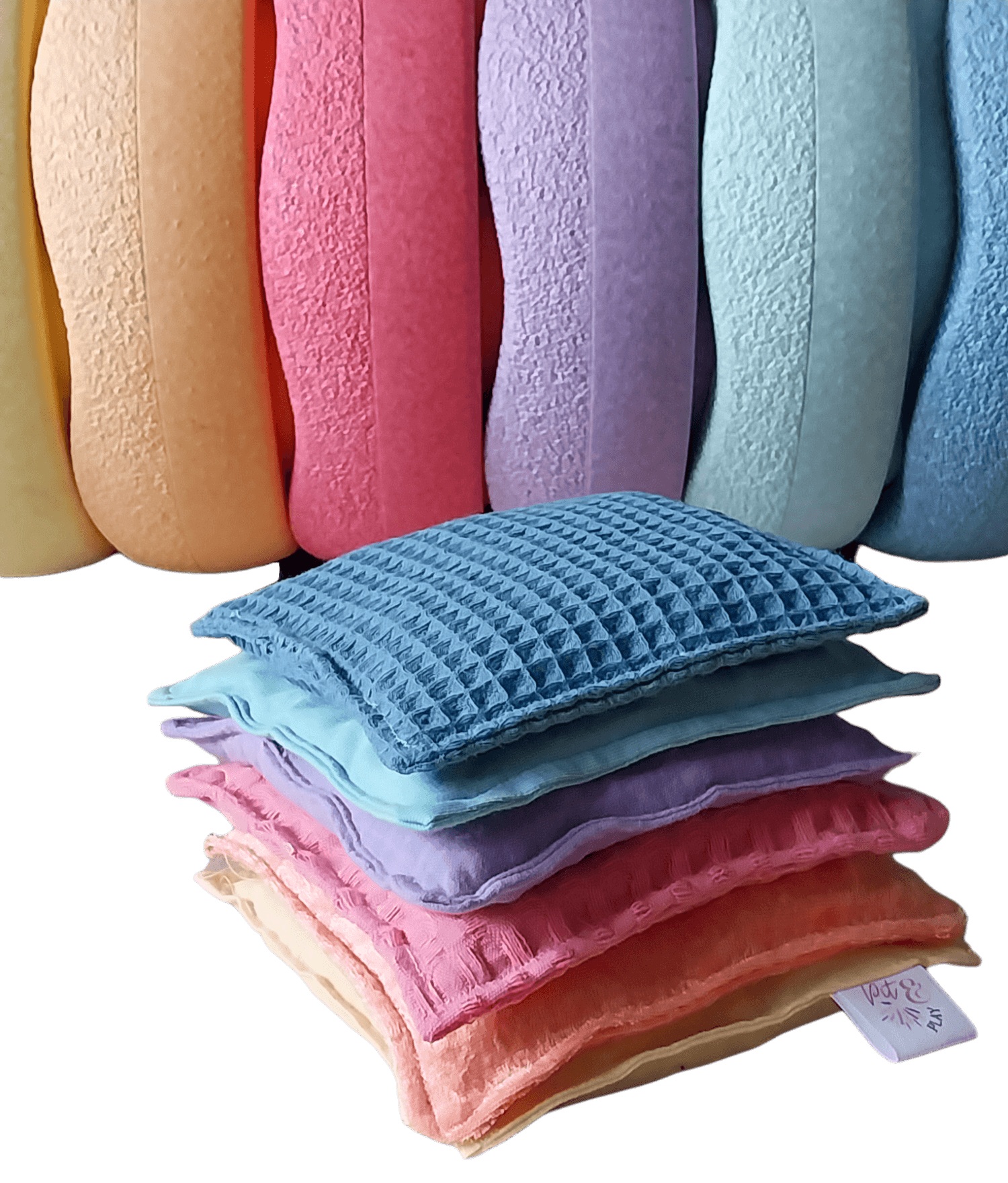 Pit & PLAY - Sensorik-Säckchen Regenbogen pastel Pit & PLAY - Sensorik-Säckchen Regenbogen pastel