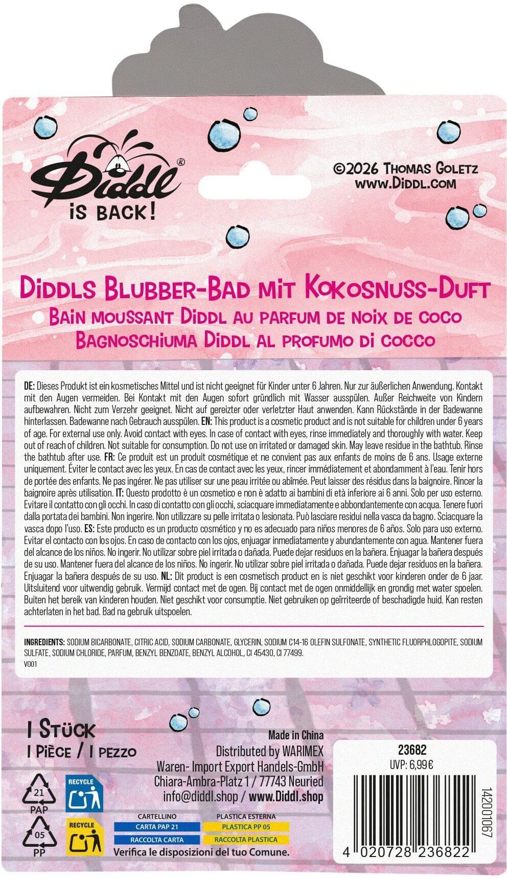 Diddl - 3D Badebombe