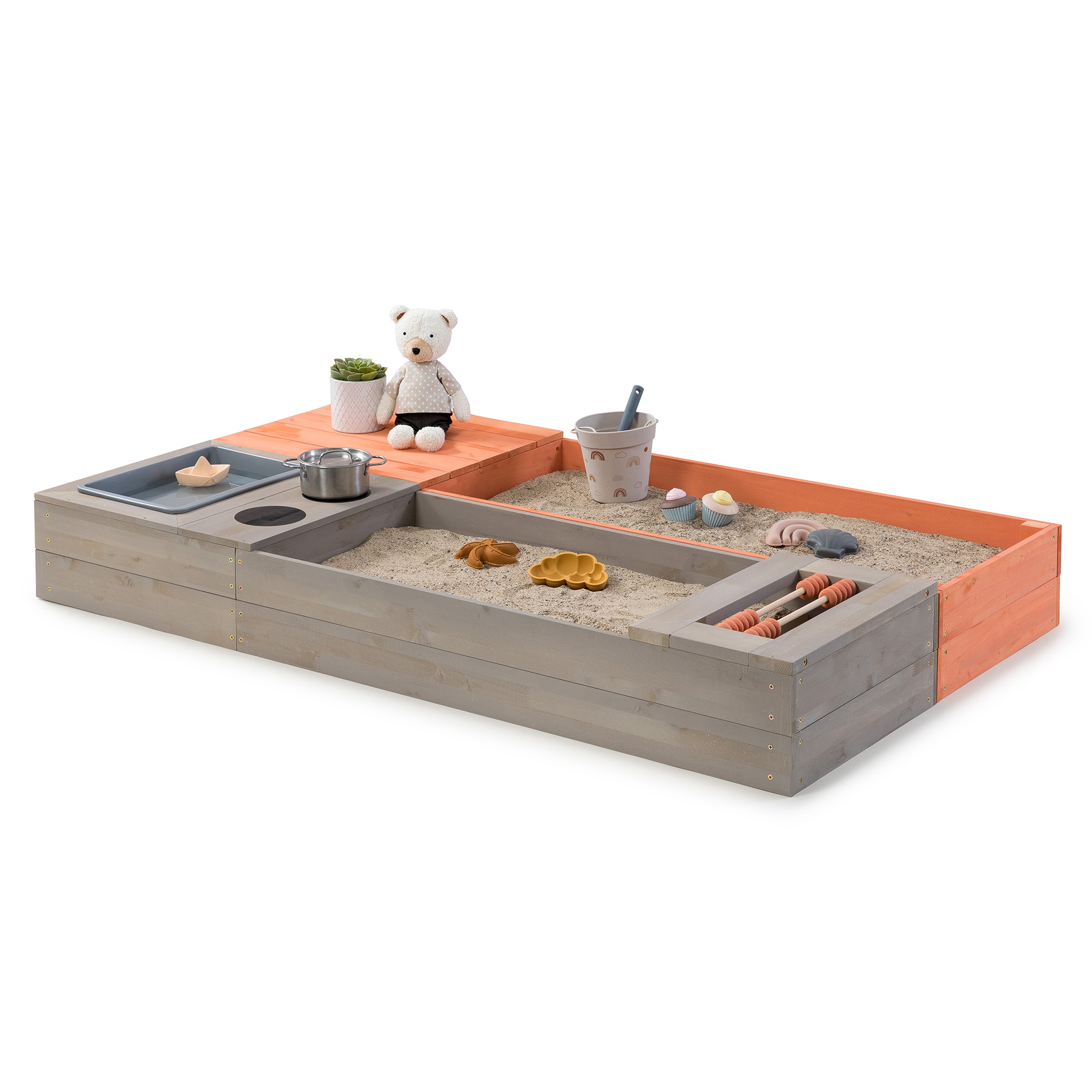 80037_01_1800x1800 MUDDY BUDDY ® - Sandkasten "Flexy Style" warmgrau - lachs