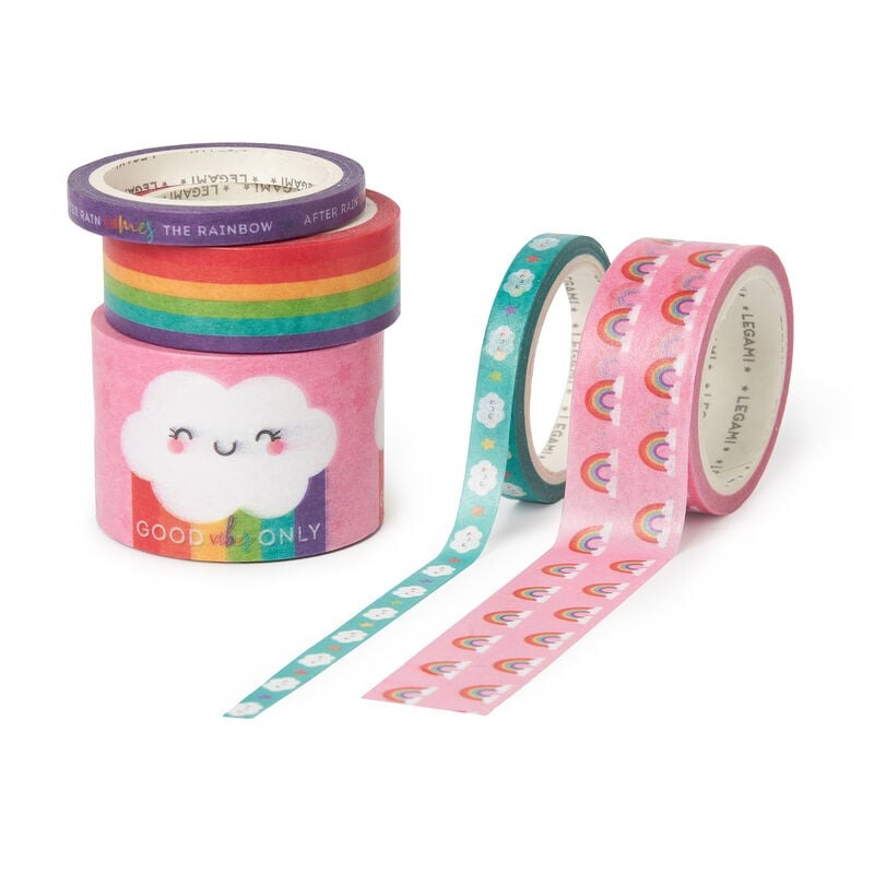 Legami - Washi Tape 5 Rollen Rainbow