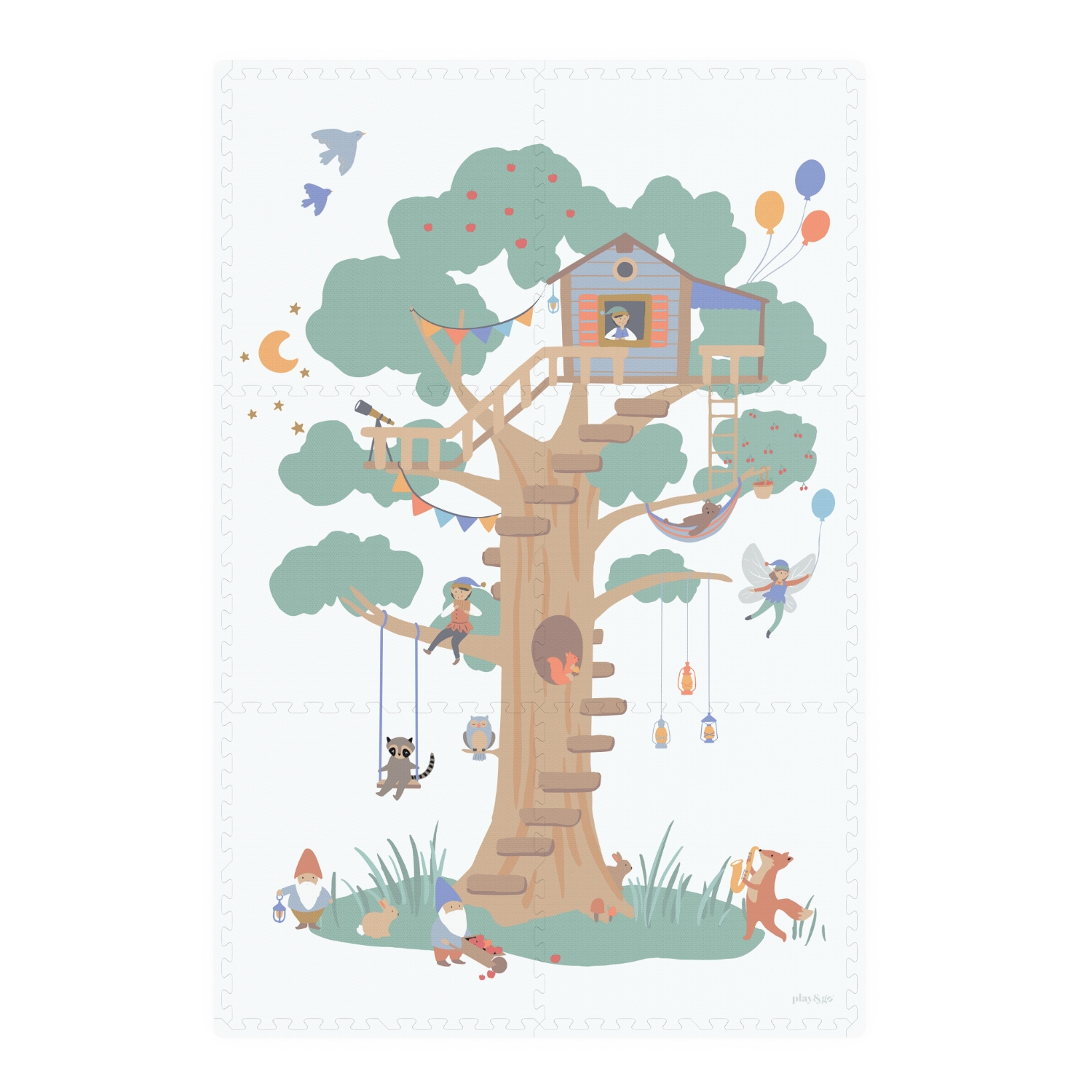 Play&Go - Puzzle-Spielmatte EEVAA 3in1 Treehouse Play&Go - Puzzle-Spielmatte EEVAA 3in1 Treehouse
