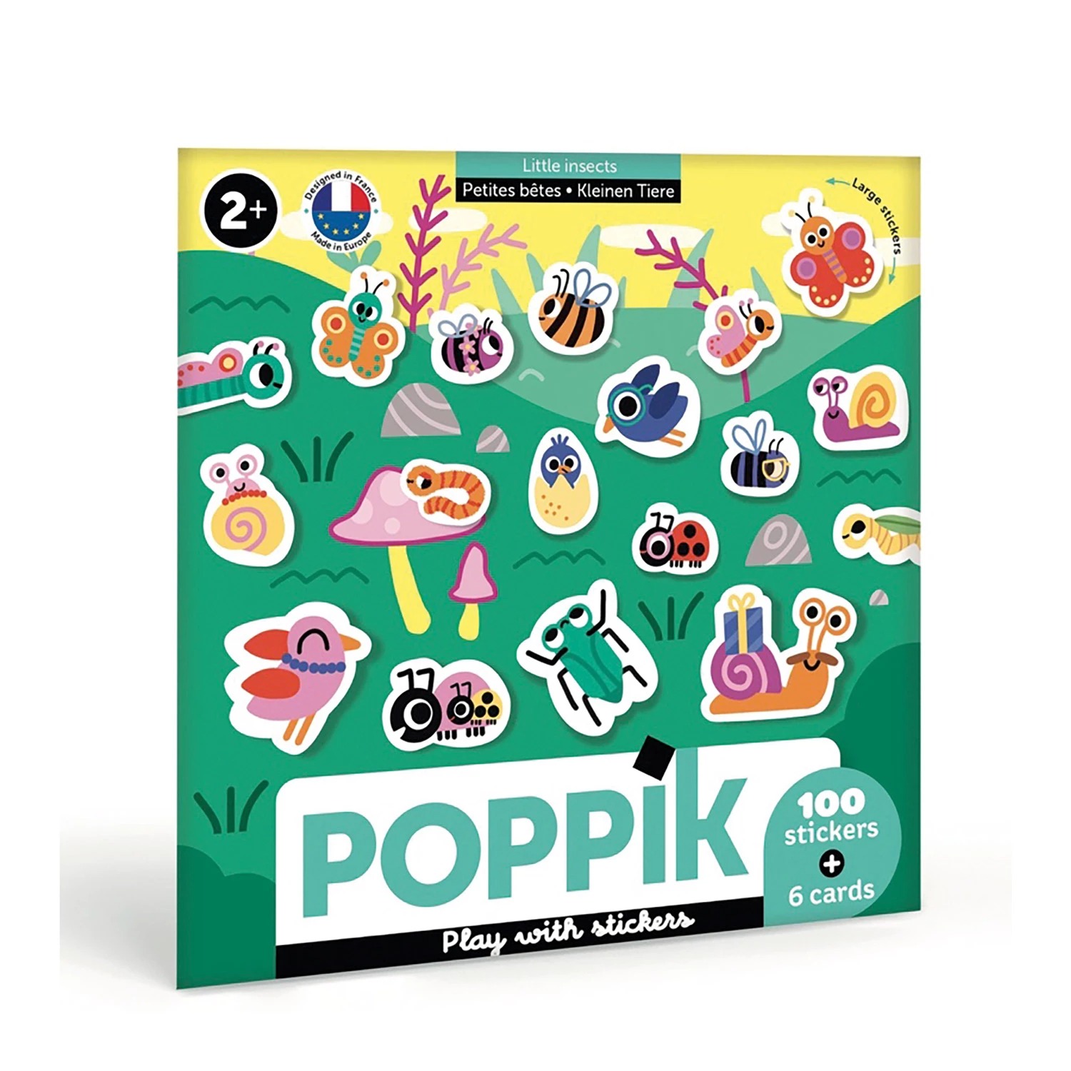 Poppik - Stickerkarten Insekten