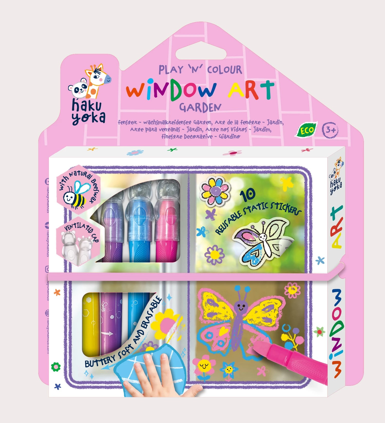 haku yoka - Fenster-Wachsmalkreidenset