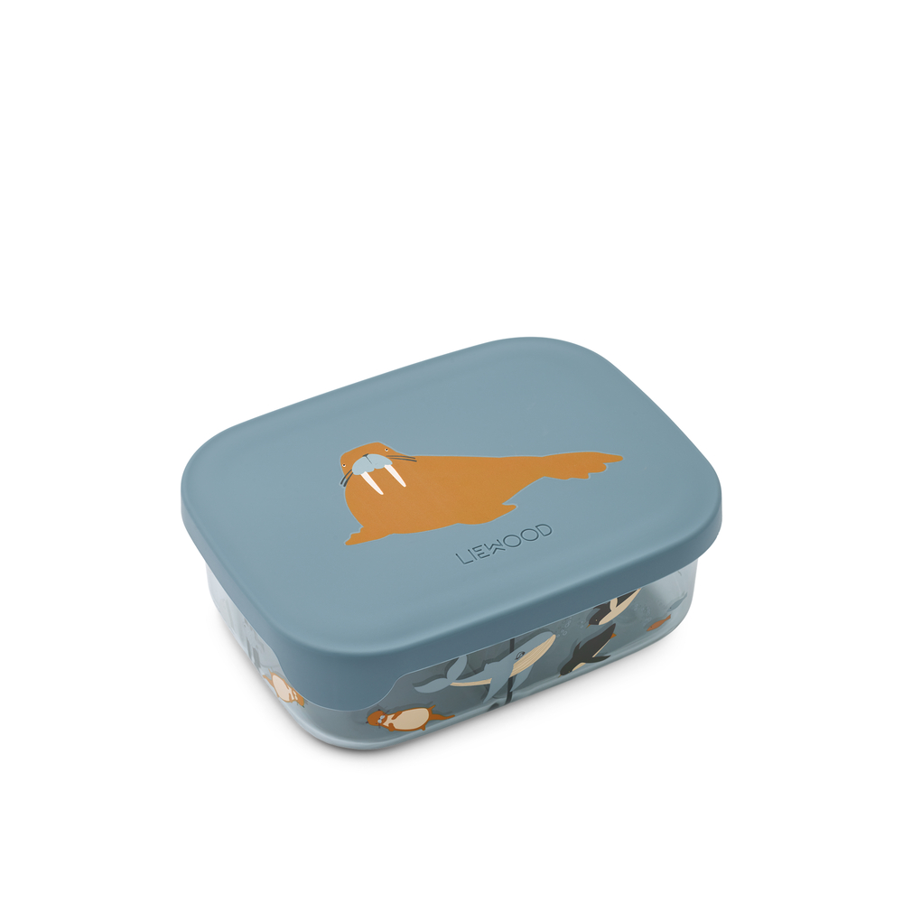 Liewood - Lunchbox Arthur Tritan Arctic Sea / Ocean view