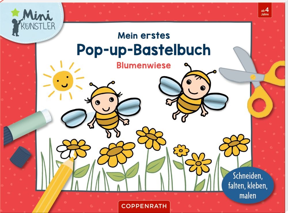 Spiegelburg - Mini-Künstler: Pop-up-Bastelbuch: Blumenwiese