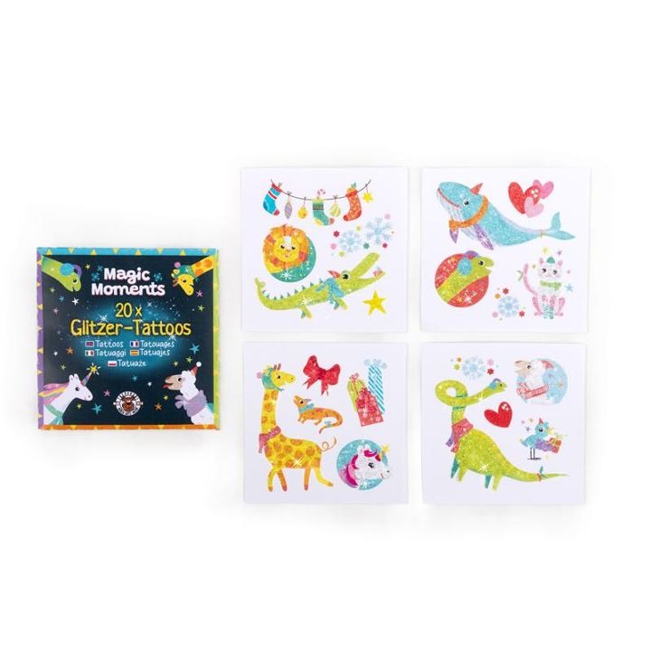 Trendhaus - MAGIC MOMENTS Glitzer-Tattoos 20 Stück Trendhaus - MAGIC MOMENTS Glitzer-Tattoos 20 Stück