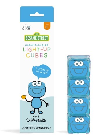 Glo Pals - Badespielzeug Cubes Cookie Monster