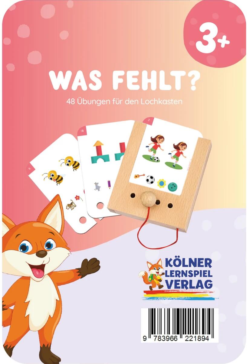 Kölner Lernspielverlag - Kartensatz Was fehlt? ab 3 Kölner Lernspielverlag - Kartensatz Was fehlt? ab 3