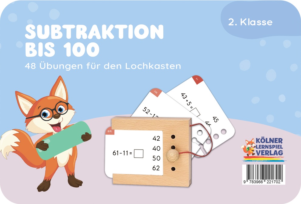 Kölner Lernspielverlag - Kartensatz Subtraktion bis 100