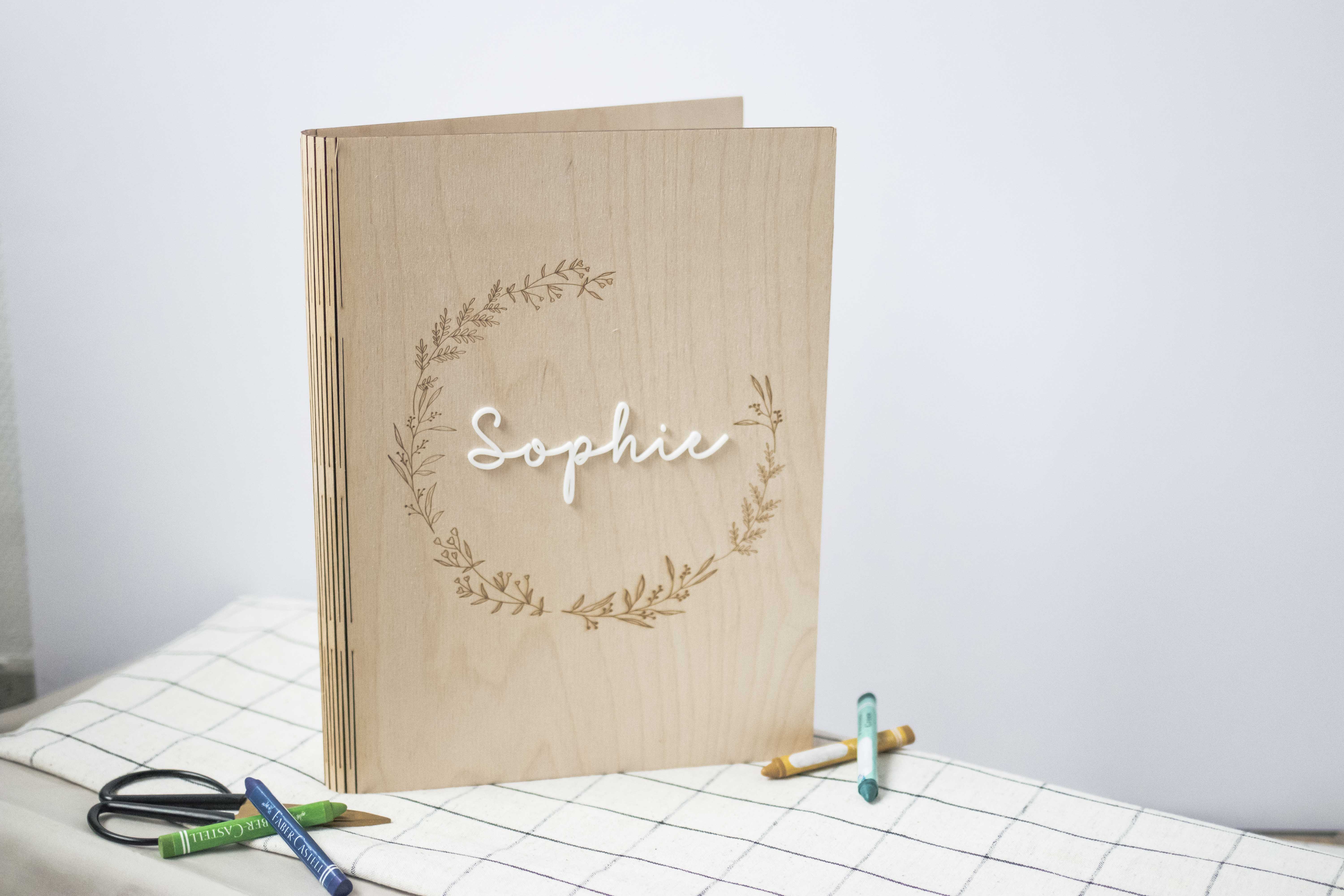 Invy Design - Zeugnismappe "Blumenkranz"