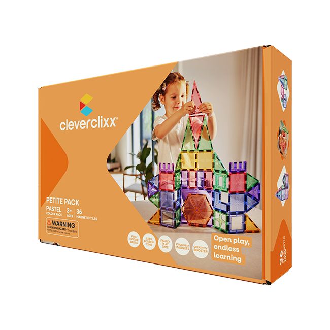 CleverClixx - Magnetbausteine Petite Pack Pastel