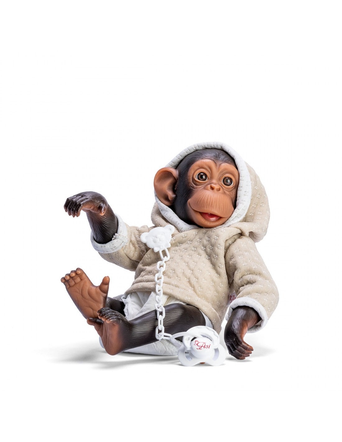 Asi - Affenbaby Nile mit Beige Jacke 