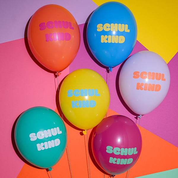ava&yves - Ballons Schulkind 12er Pack