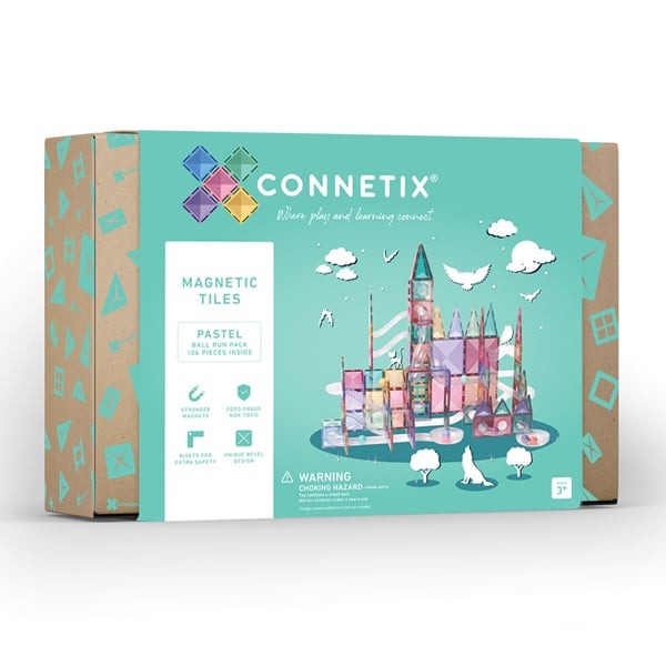 connetix - Magnetbausteine Pastel Ball Run 106-tlg.