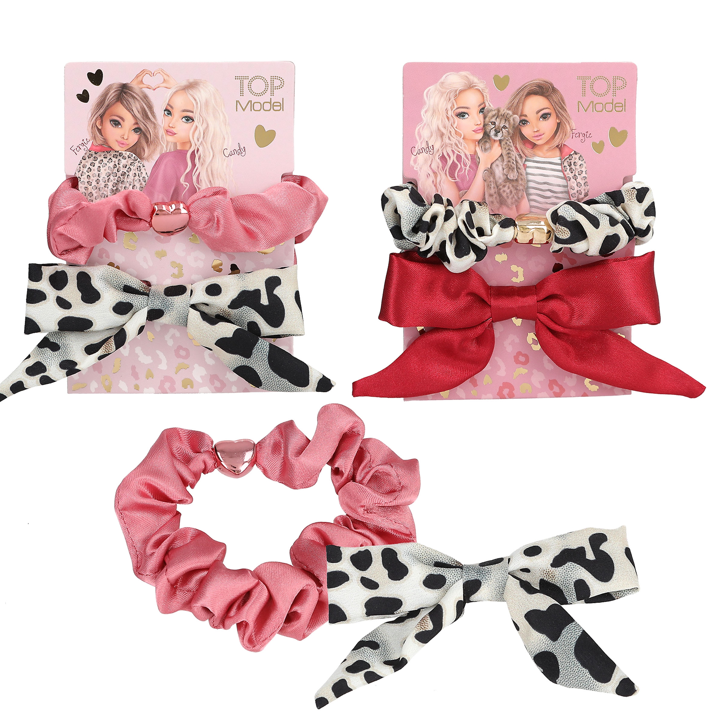 TOPModel - Haarclip Schleife und Scrunchie Set LEOHEART