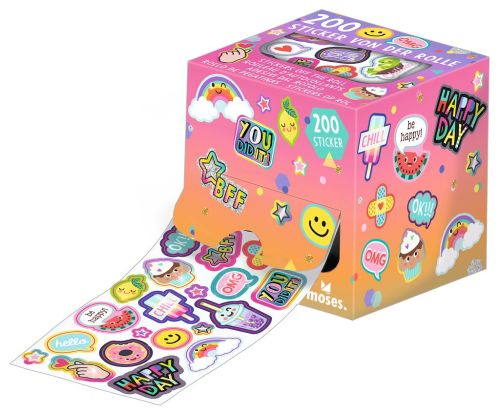 moses - Happy Day Sticker von der Rolle