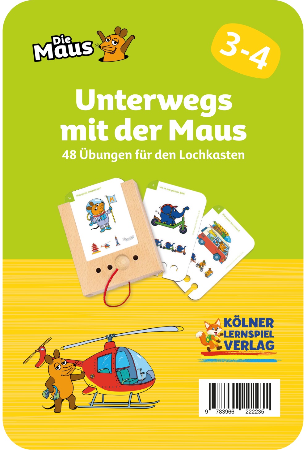 Kölner Lernspielverlag - Unterwegs mit der Maus 3-4+