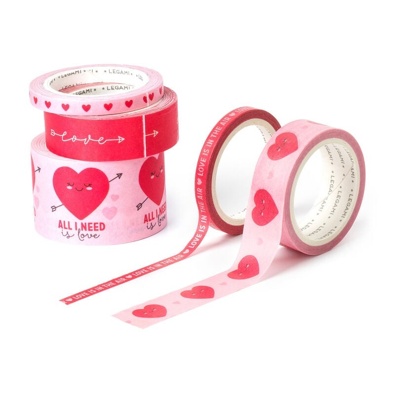 Legami - Washi Tape 5 Rollen Heart