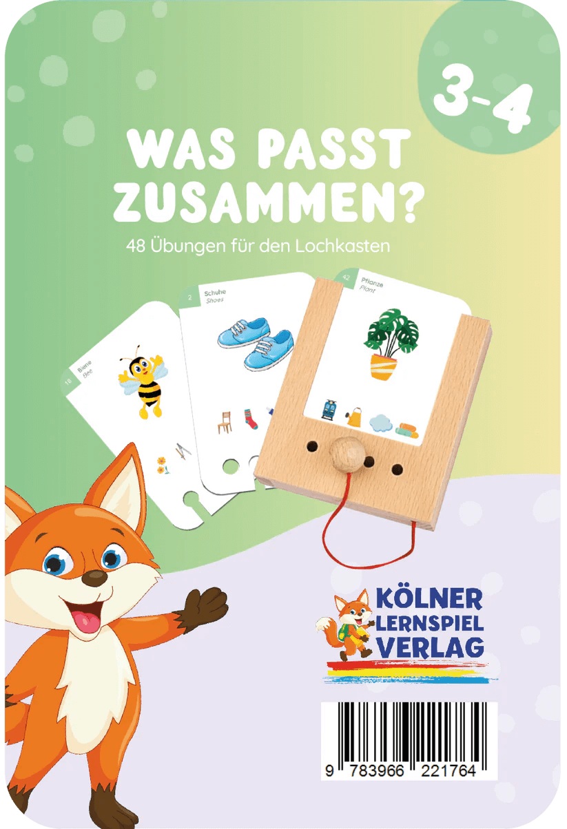 Kölner Lernspielverlag - Kartensatz Was passt zusammen? 3-4J Kölner Lernspielverlag - Kartensatz Was passt zusammen? 3-4J
