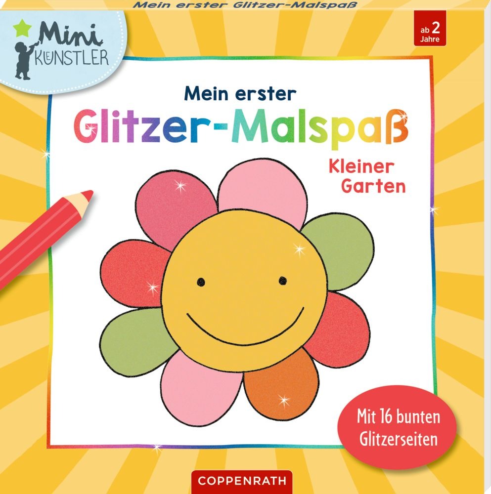 Spiegelburg - Mini-Künstler: Glitzer-Malspaß: Kleiner Garten