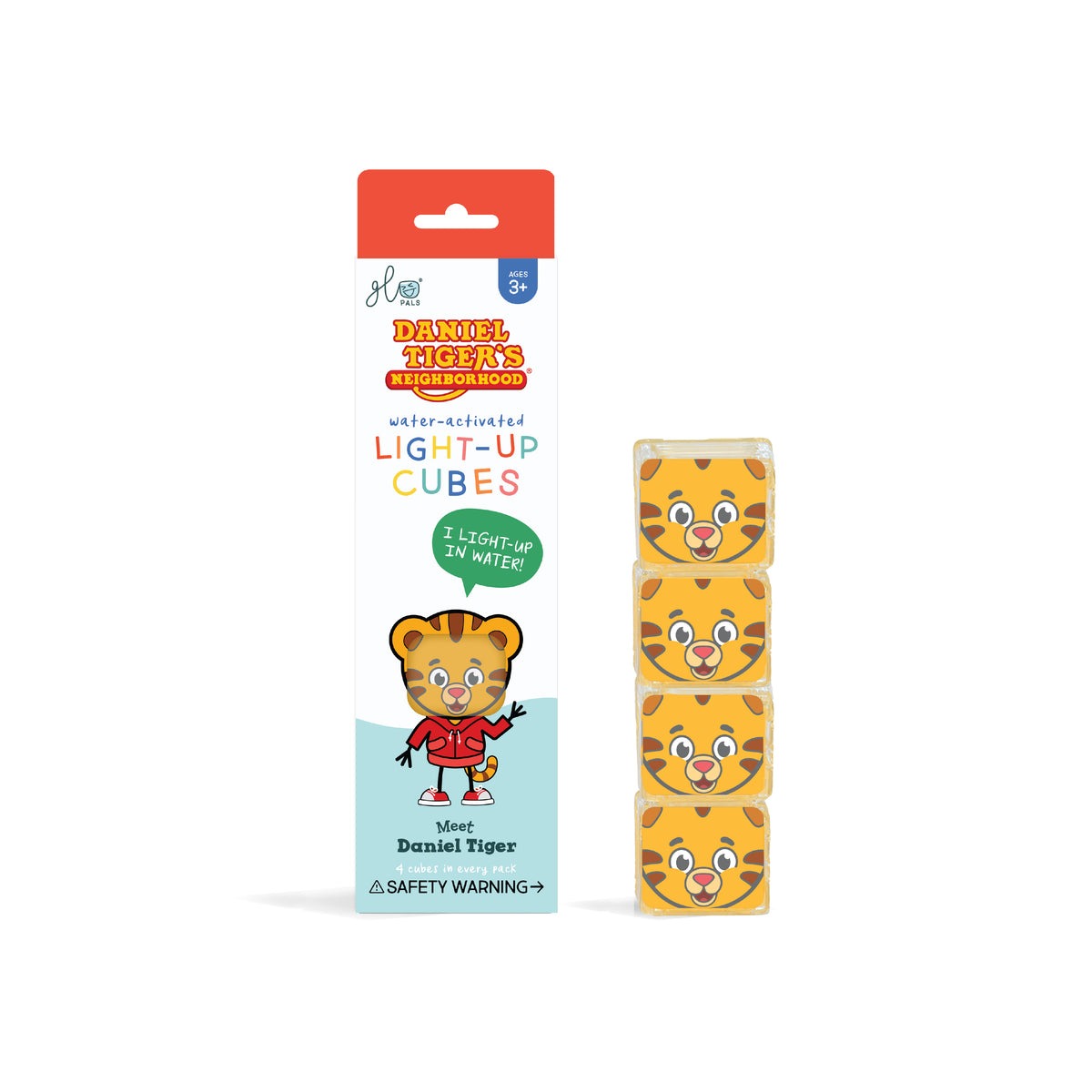 Glo Pals - Badespielzeug Cubes Daniel Tiger Glo Pals - Badespielzeug Cubes Daniel Tiger