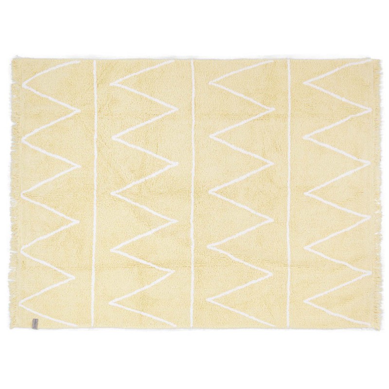 Lorena Canals - Teppich "Hippy" Yellow 120 x 160