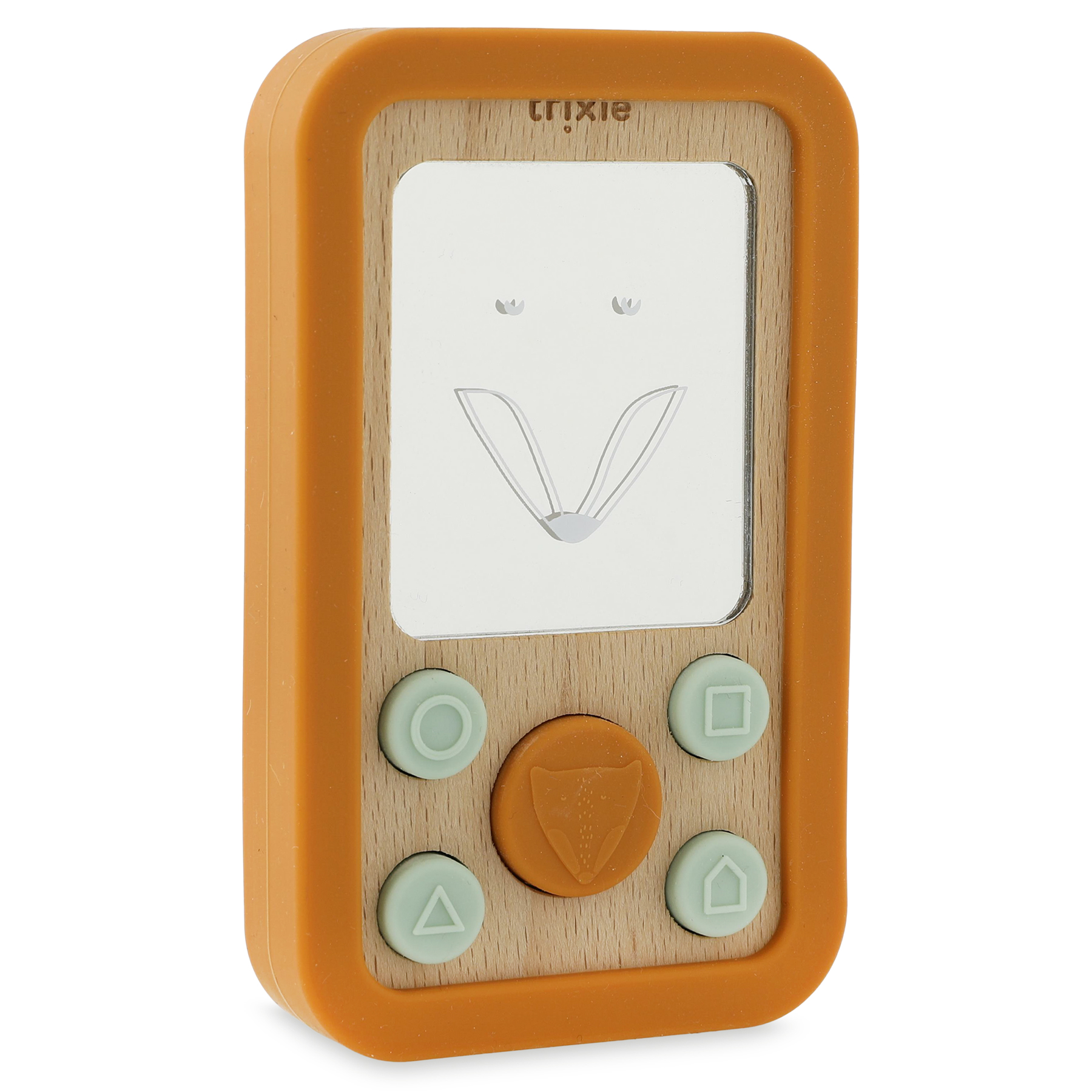 Trixie - Babytelefon aus Holz/Silikon Mr. Fox