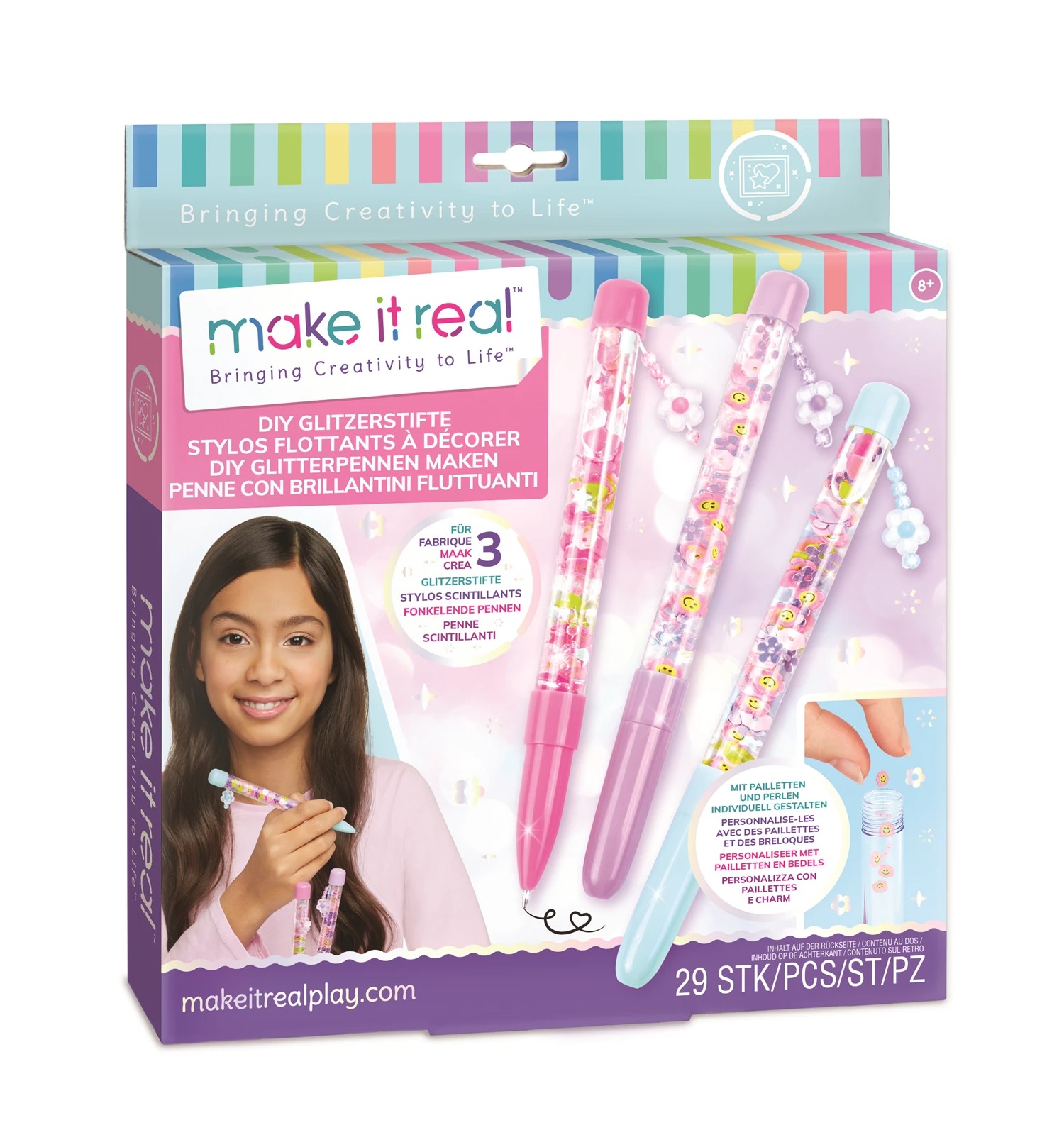 make it real - DIY Glitzerstifte