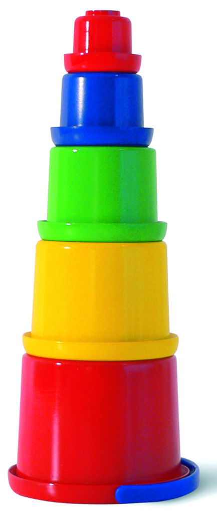 spielstabil - Stapelbecher-Set 5-tlg. 