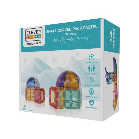 CleverClixx - Small Curved Pack Pastel CleverClixx - Small Curved Pack Pastel