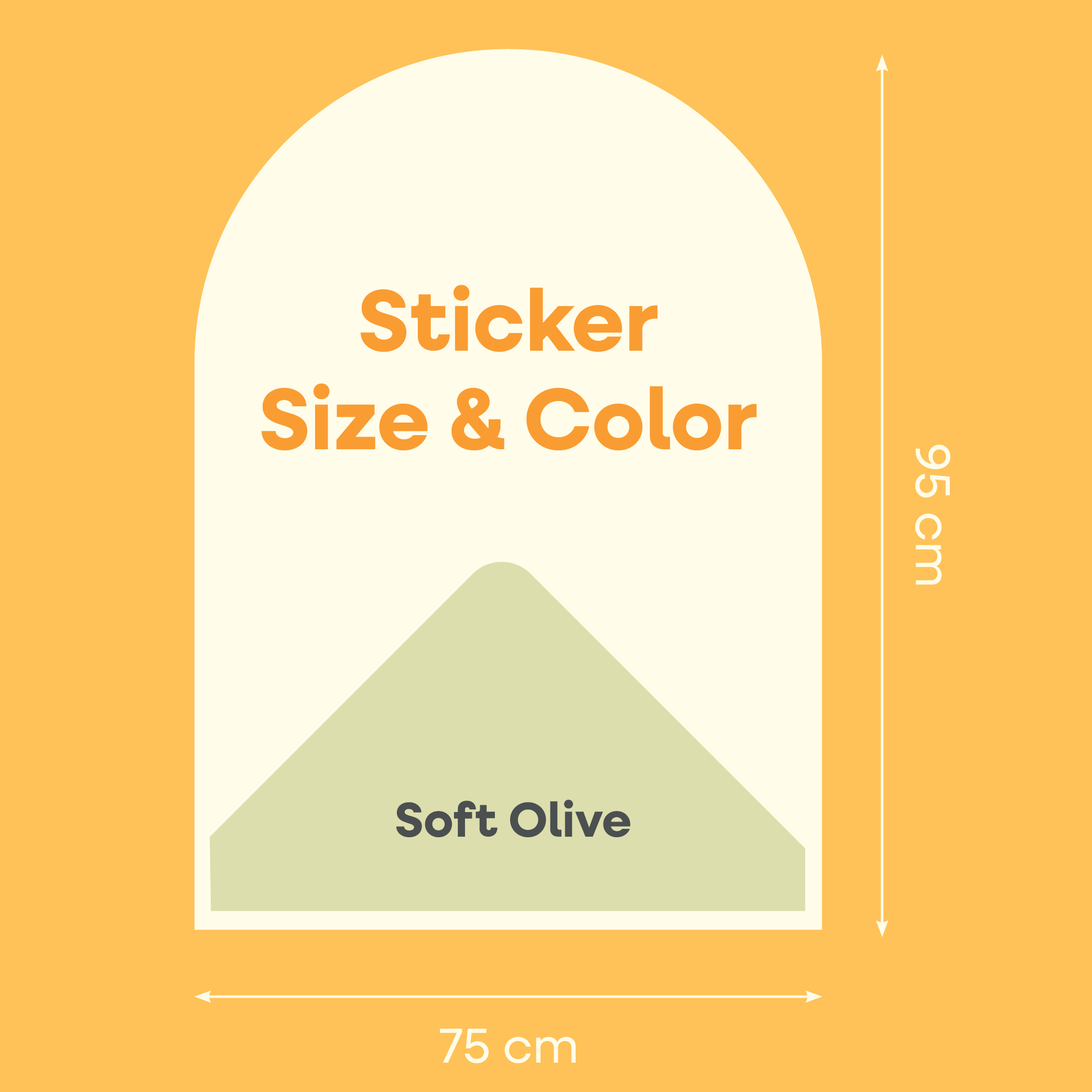 CleverClixx - Magnetischer Wandsticker Soft Olive