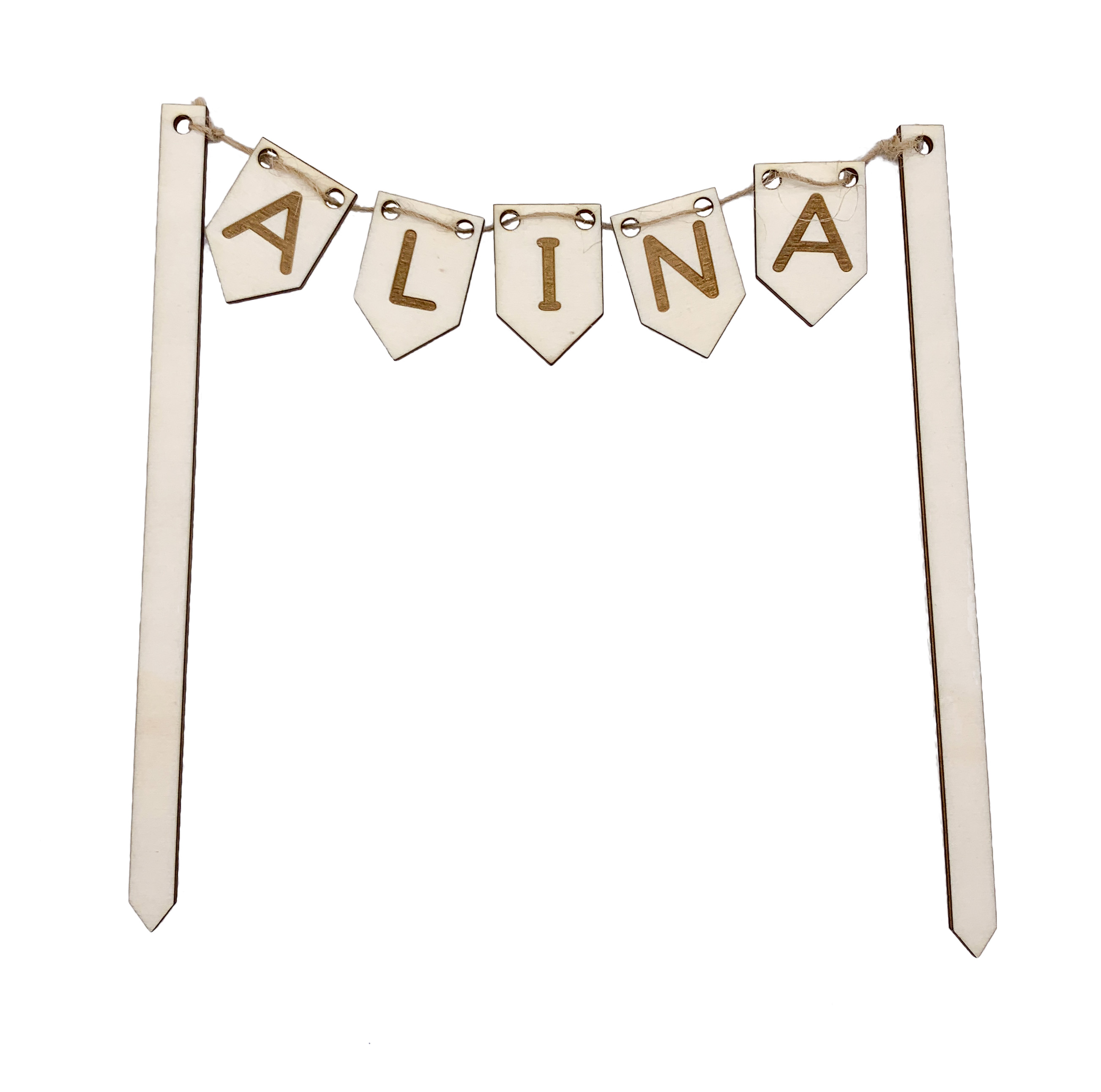 ID01015 Invy Design - Cake Topper "Wimpelkette" groß