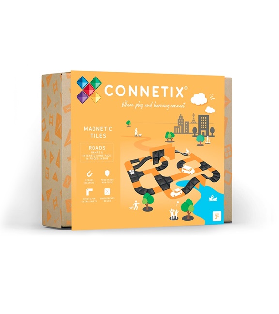 connetix - Magnetbausteine Rampen & Kreuzungen 16-tlg. connetix - Magnetbausteine Rampen & Kreuzungen 16-tlg.