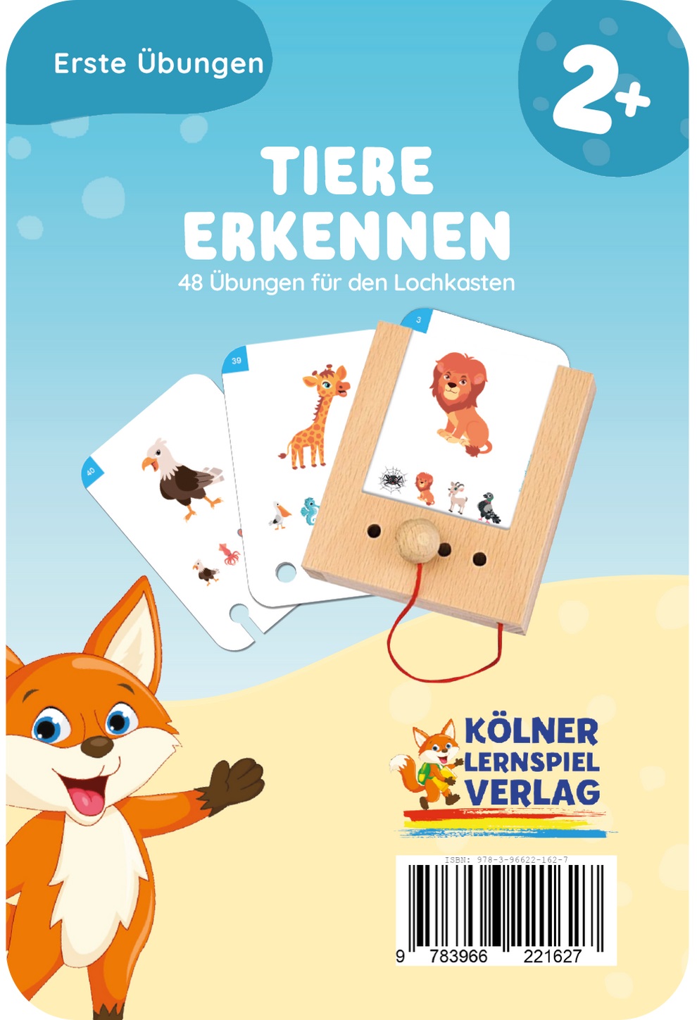 Kölner Lernspielverlag - Kartensatz Erste Übungen Tiere erkennen ab 2