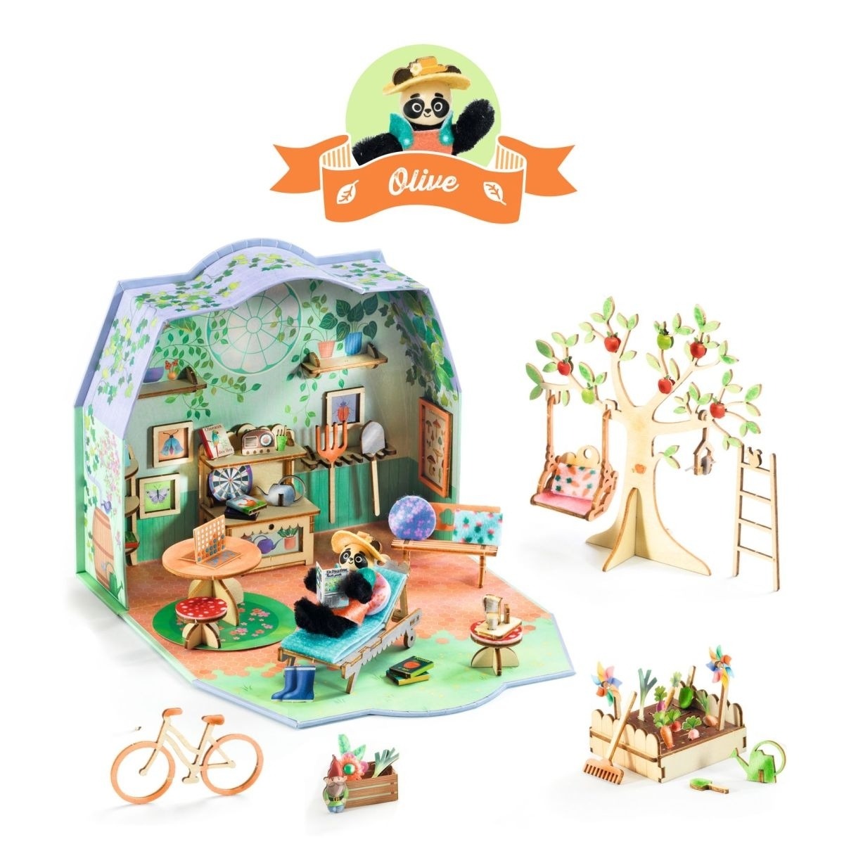 Djeco - Mi House Olive Djeco - Mi House Olive