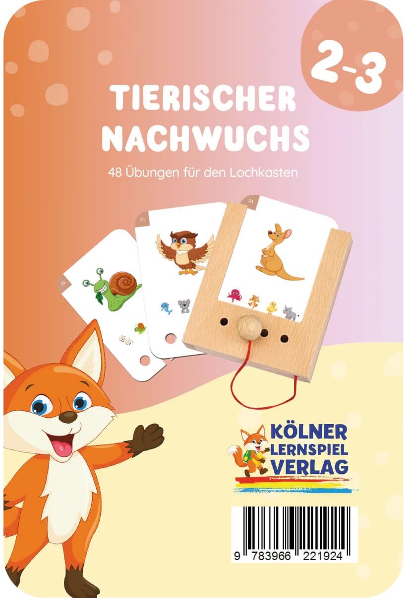 Kölner Lernspielverlag - Kartensatz Tierischer Nachwuchs ab 2-3 