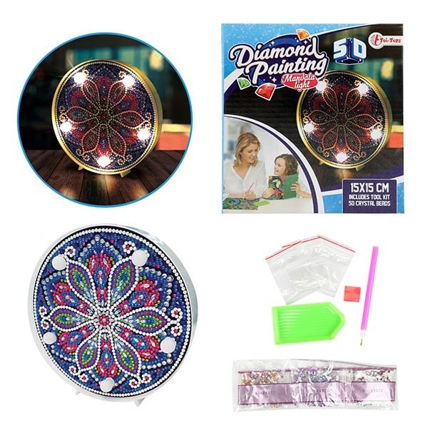 Toi-Toys - Diamond Painting Lampe Mandala