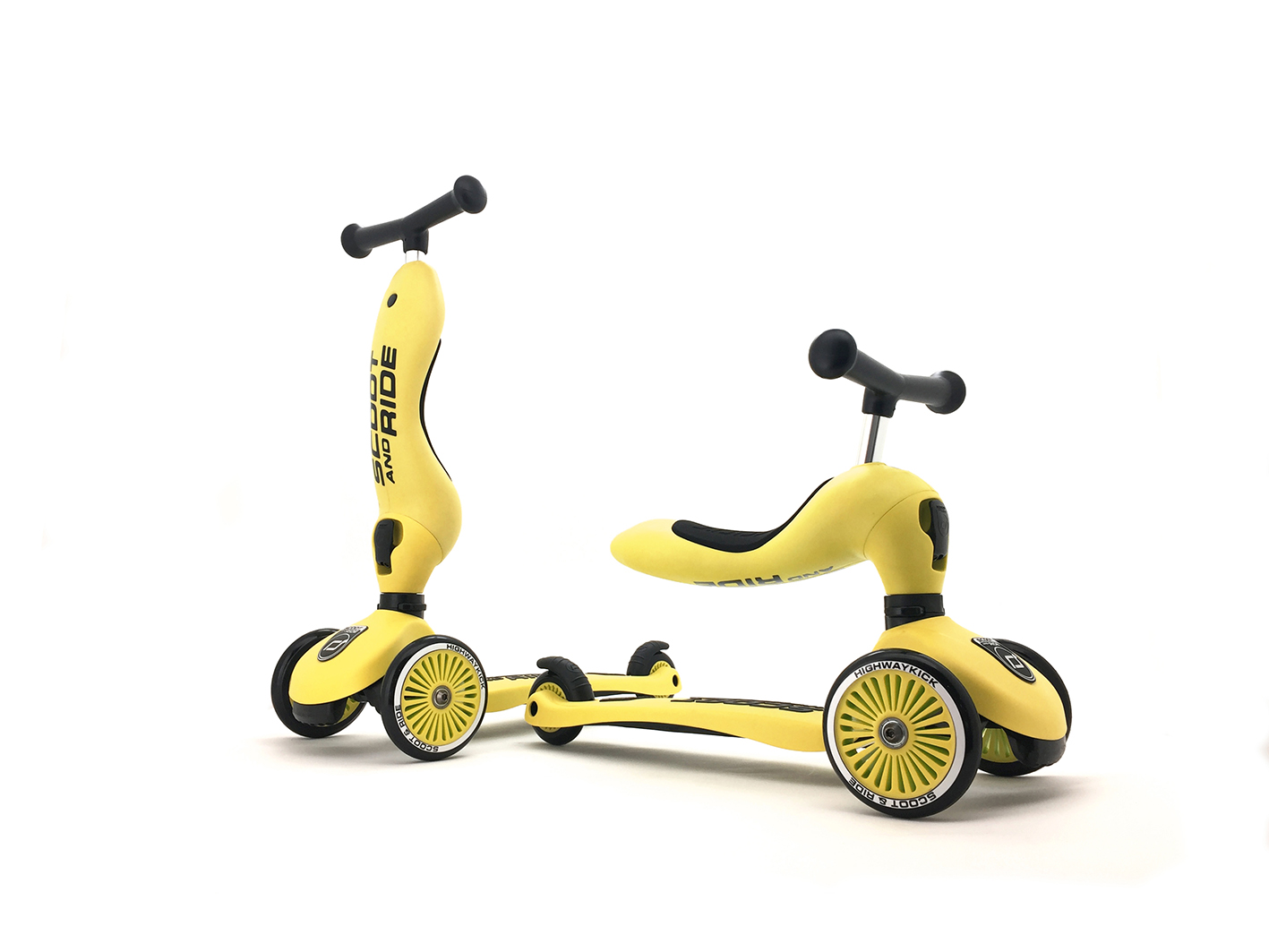 Scoot & Ride - Laufrad/Scooter Highwaykick 1 lemon