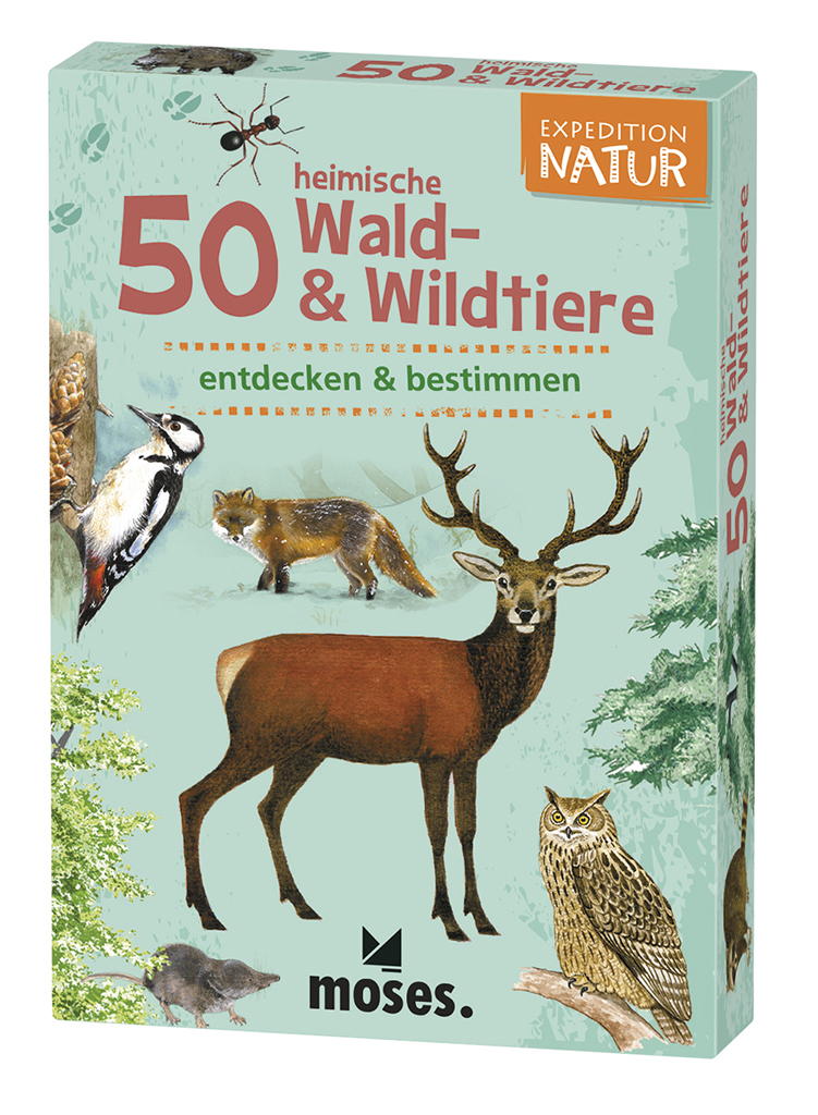 moses - 50 heimische Wald- & Wildtiere