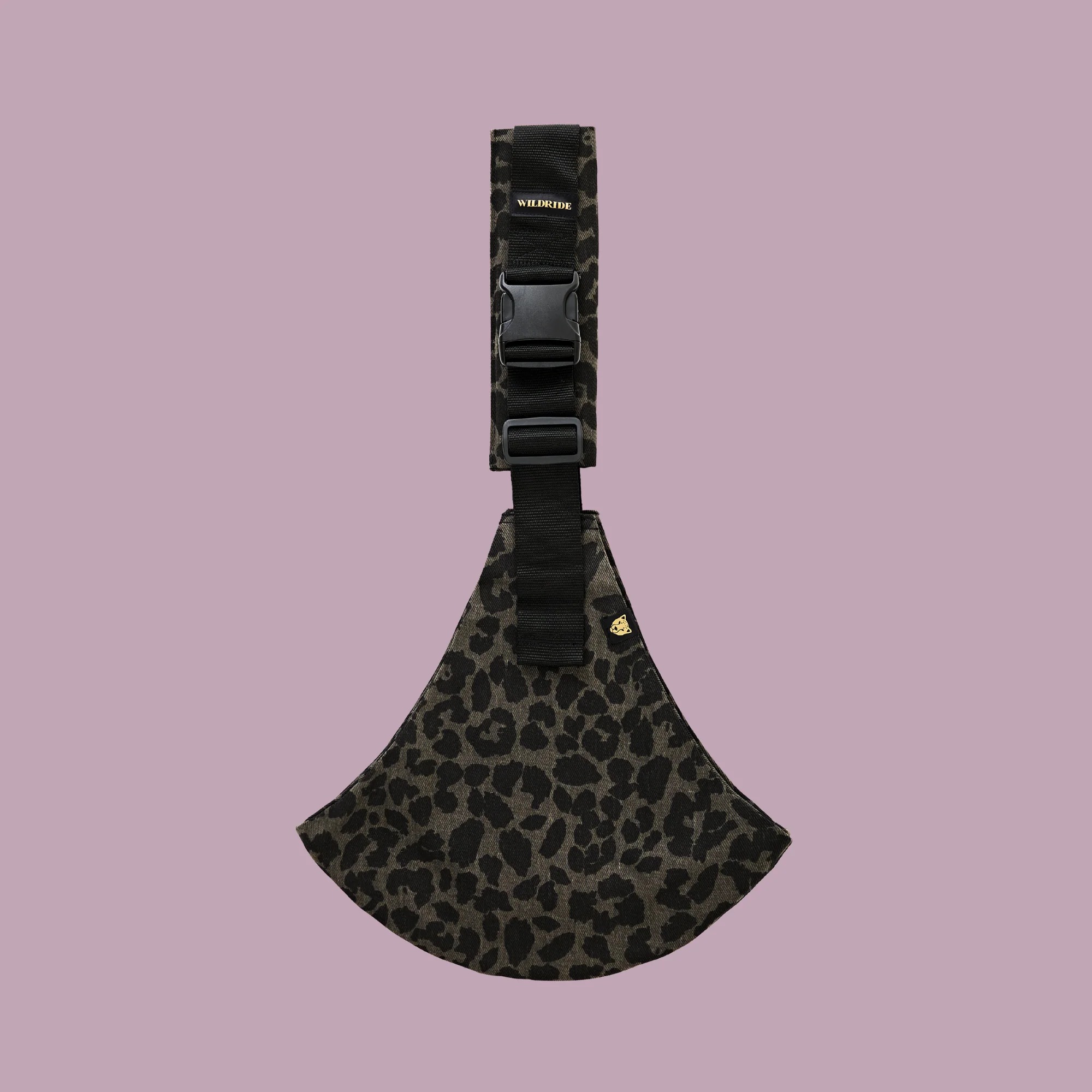 WILDRIDE - Kleinkindtrage Leopard Print Grey