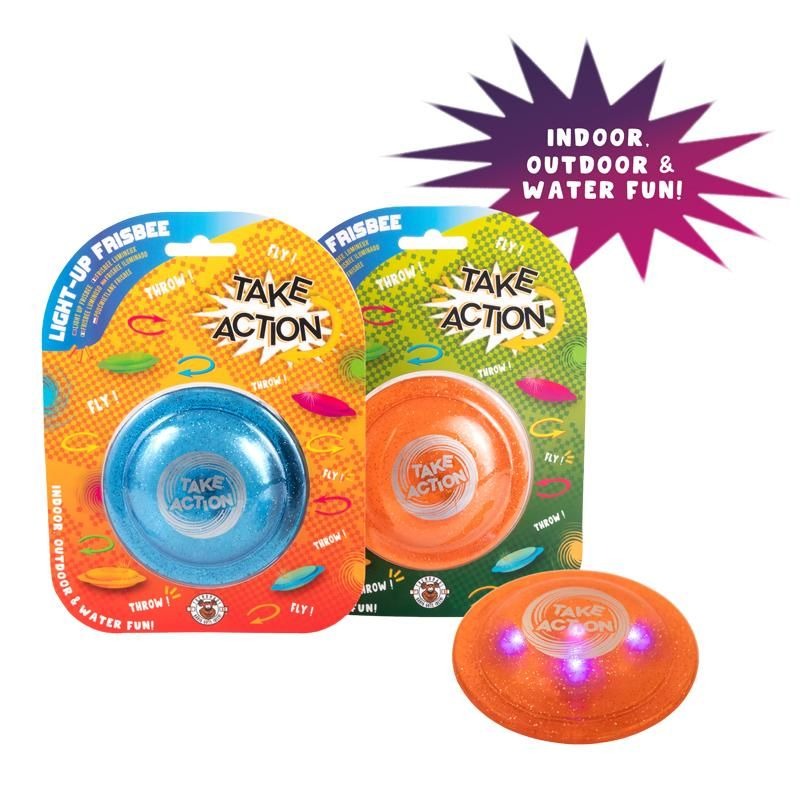 Trendhaus - TAKE ACTION Light-Up Frisbee Trendhaus - TAKE ACTION Light-Up Frisbee