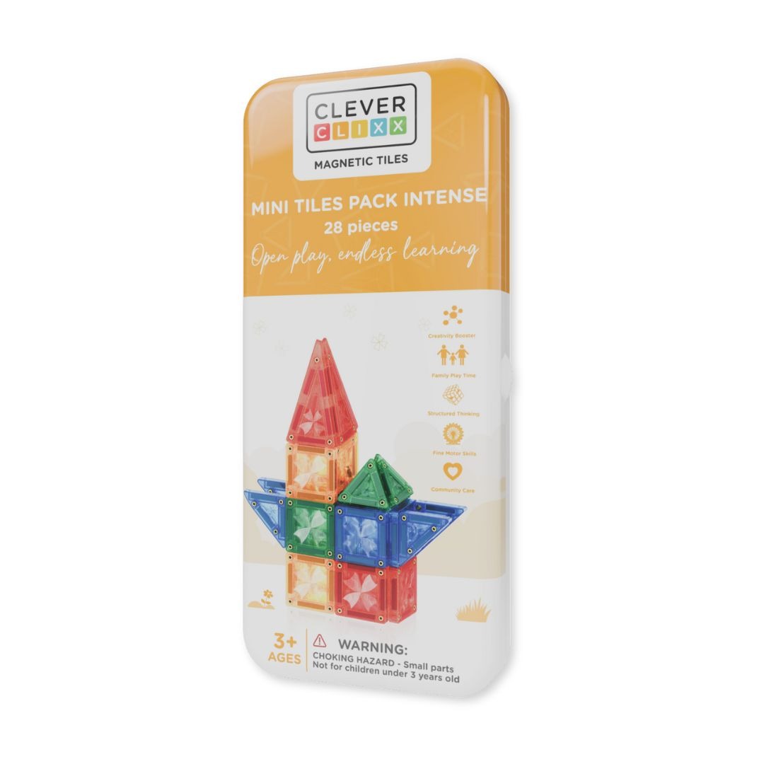 CleverClixx - Magnetbausteine Mini Pack Intense 28-tlg.