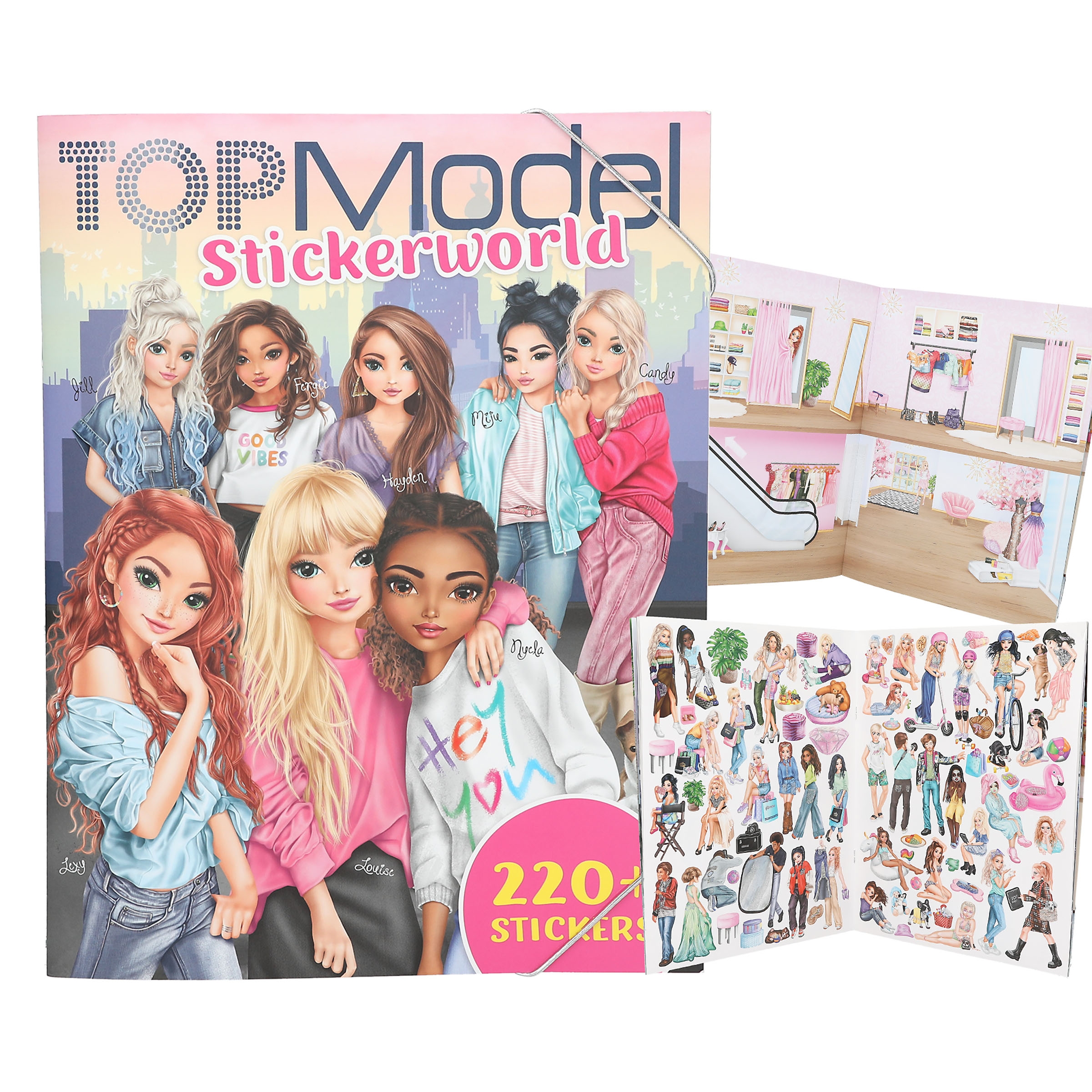 TOPModel - Stickerbuch Stickerworld