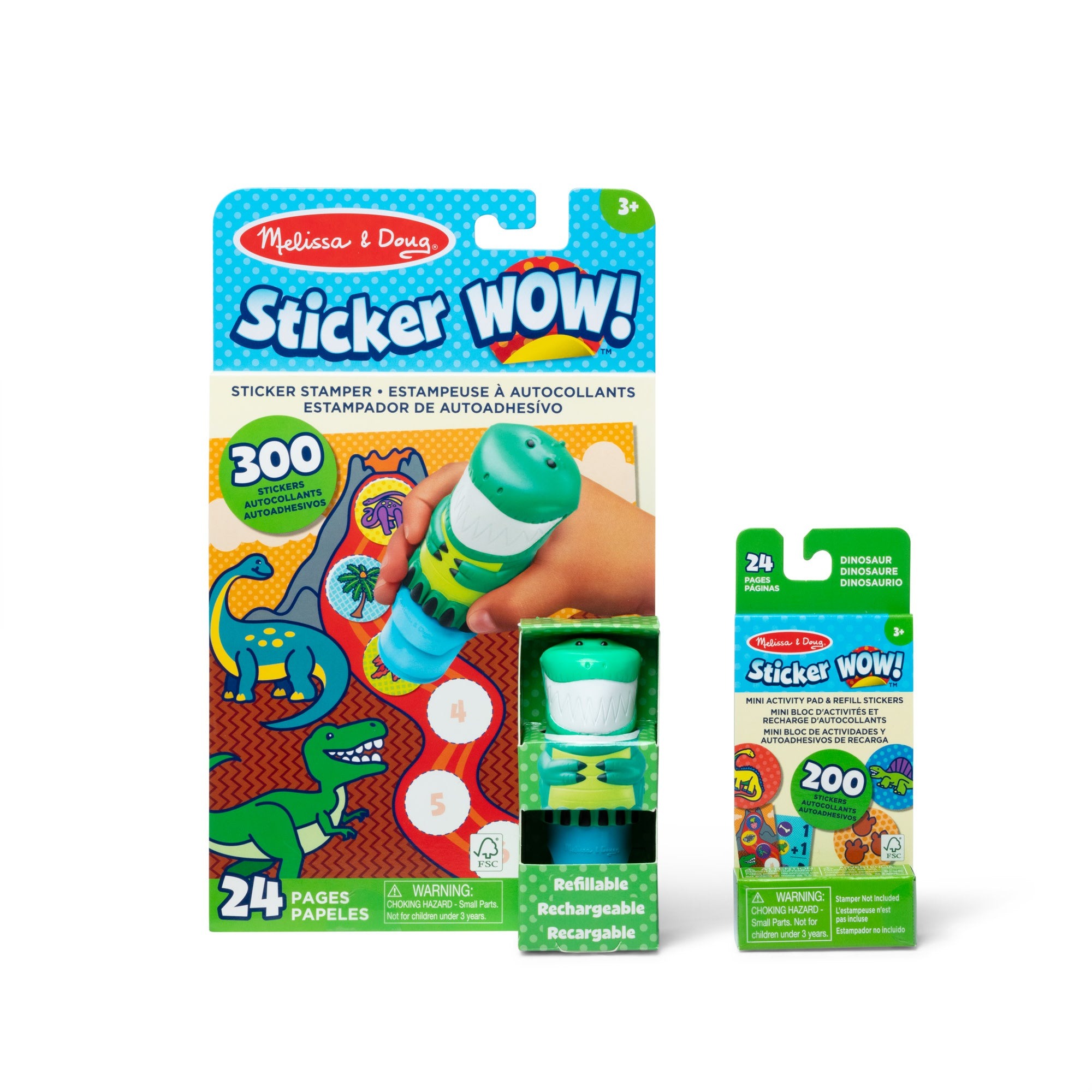 Melissa & Doug - Sticker WOW! Dino Bundle