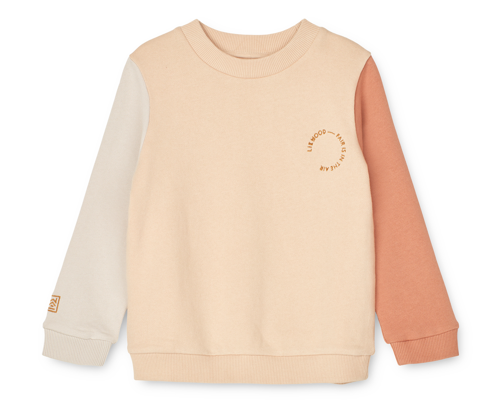 LW17992_THORA-COLOURBLOCK-SWEATSHIRT_1462-Tuscany-rose-mix_1-23_1 Liewood - Sweatshirt Thora Colourblock Tuscany rose mix