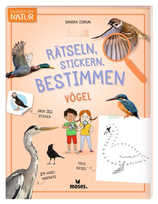 moses - Rätseln, Stickern, Bestimmen: Vögel