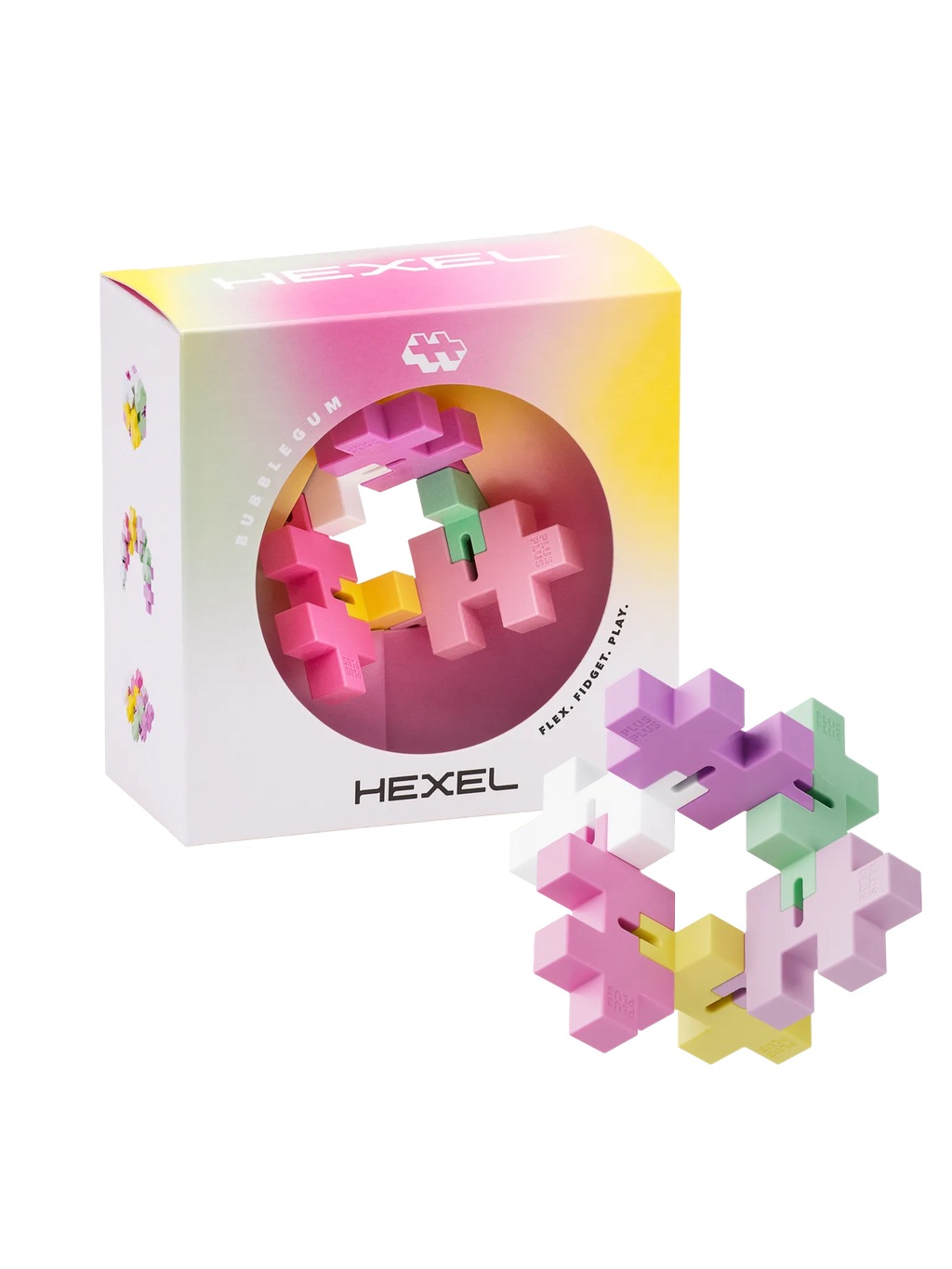 PLUS PLUS - Hexel Flex Bausteine Bubblegum PLUS PLUS - Hexel Flex Bausteine Bubblegum