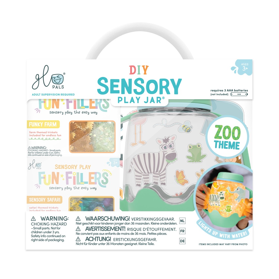 Glo Pals - Spielglas Sensory DIY-Set Zoo